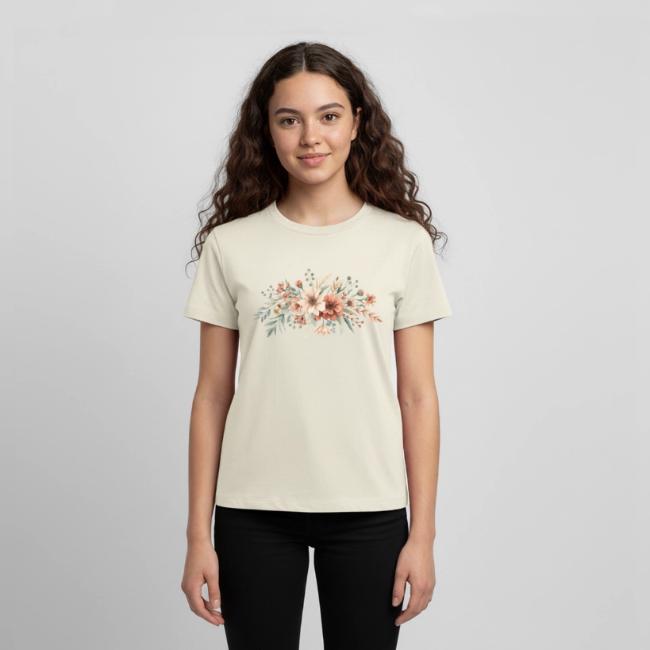 Boho T Shirts Vintage Blumen Natur Style